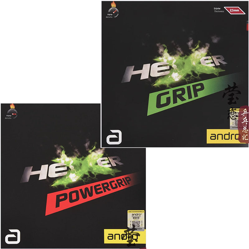 Table Tennis Club - Andro HEXER GRIP borracha de tênis