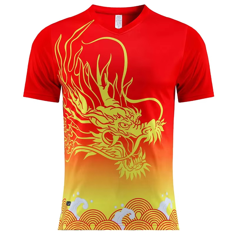 Table Tennis Training China - Camiseta Unissex de Secagem Rápida para
