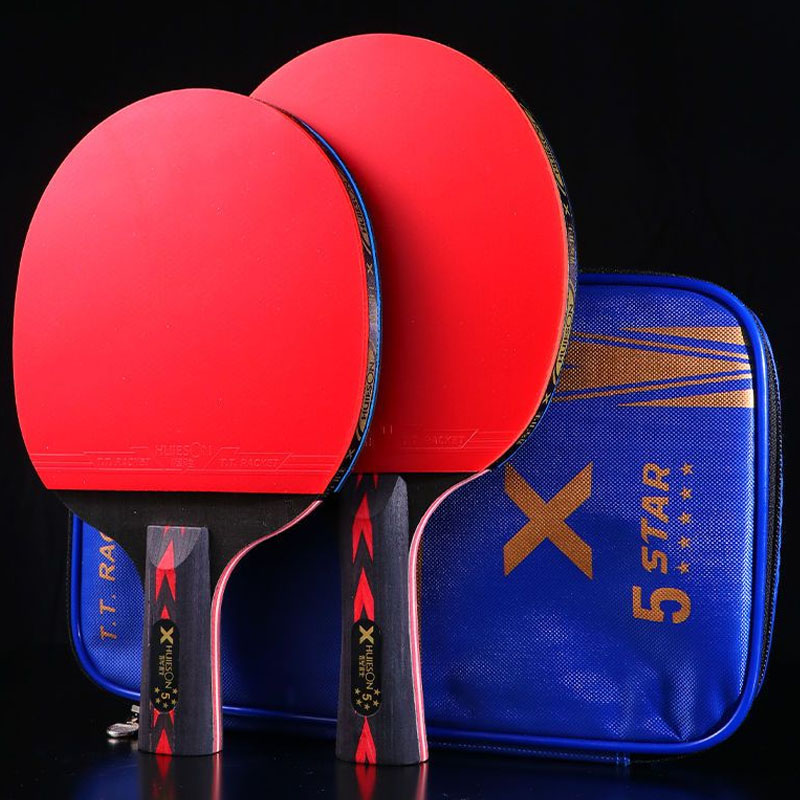 Huieson 5/6 estrelas raquete d - Table Tennis Eleven avaliação e preço