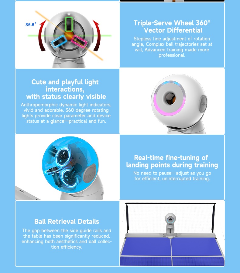 Robô de Tênis de Mesa Elétrico - Table Tennis Ball avaliação e preço