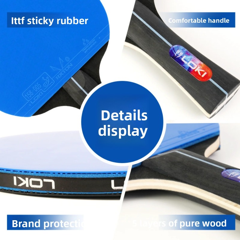 Raquetes de Tênis de Mesa Prof - Table Tennis Grip Tape avaliação e preço